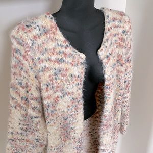 Anthropologie Boho Sweater Coat